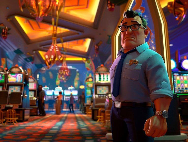 Antarmuka utama aplikasi totokasino dengan kategori live dealer, sportsbook, dan slot games